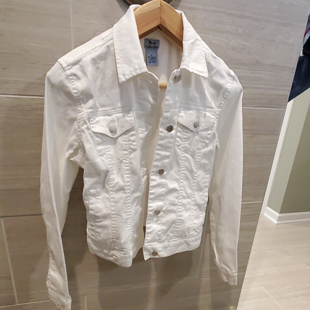 G.H. Bass & Co. White Denim Jacket